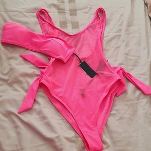 New!!Kendall & Kylie Swimwear Neon Pink  .